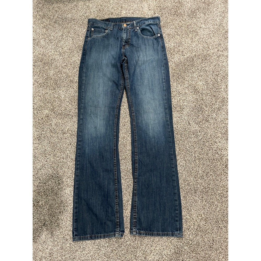 Levis 527 Slim Bootcut Jeans Mens 32x34 Medium Wash Denim Blue 05527-0501
